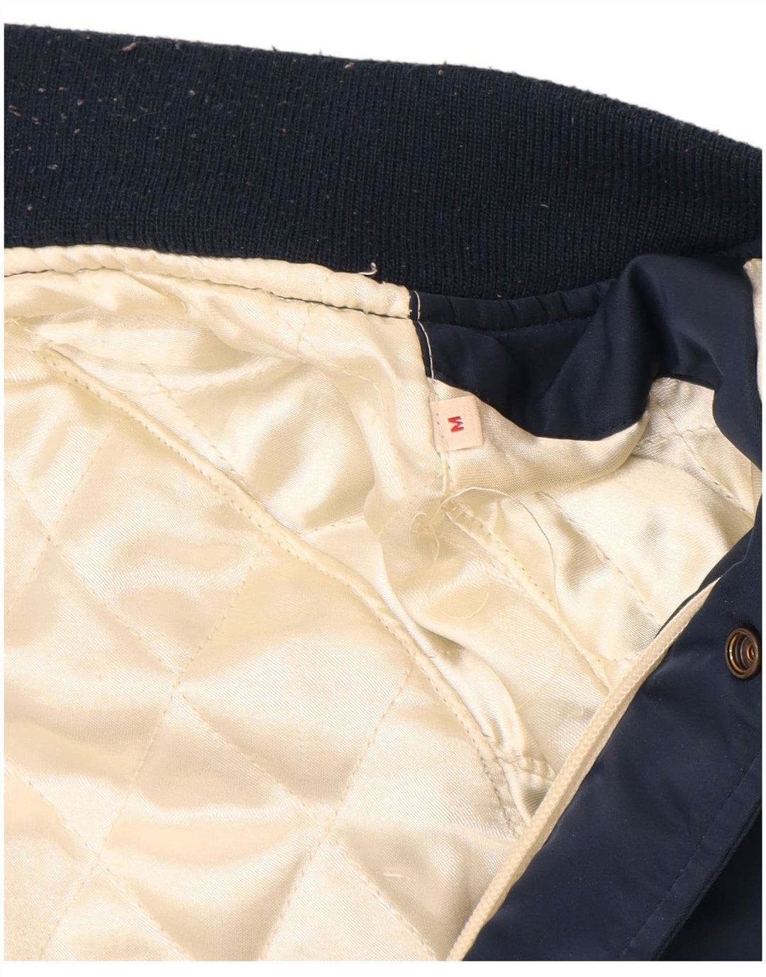 REPLAY Herren Graphic Varsity Jacke UK 38 Medium Navy Blue Colourblock