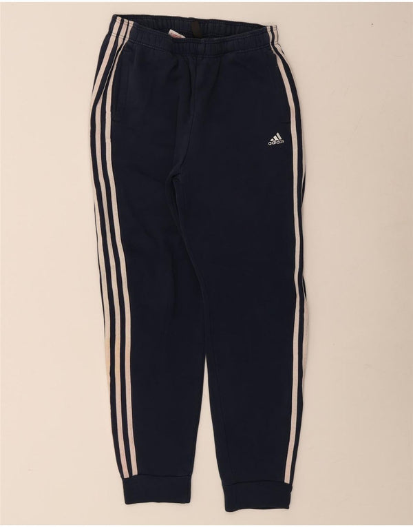 Adidas Jungen Trainingshose Jogger 15-16 Jahre Marineblaue Baumwolle