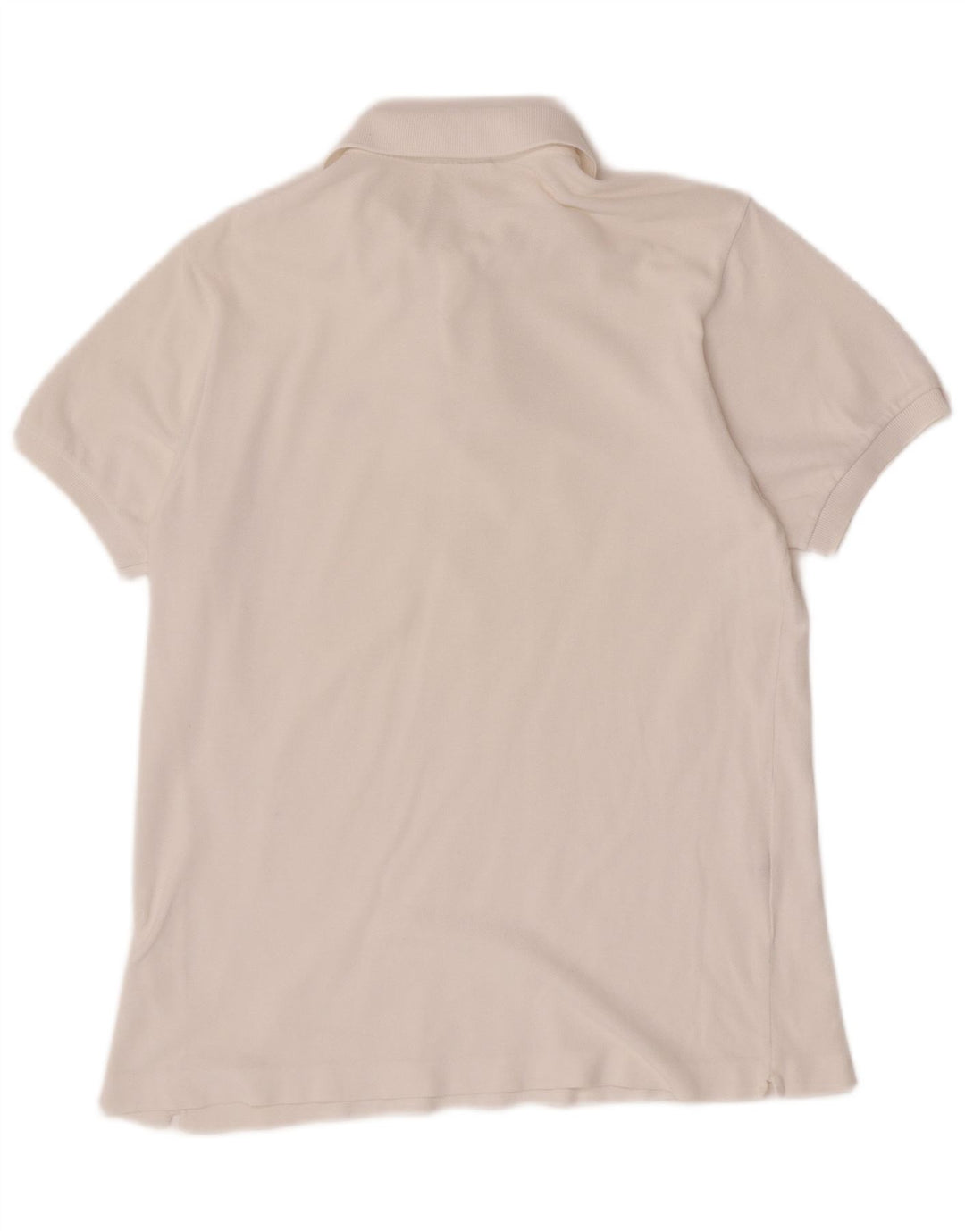 Lacoste Herren-Poloshirt, Größe 4, mittelweiße Baumwolle