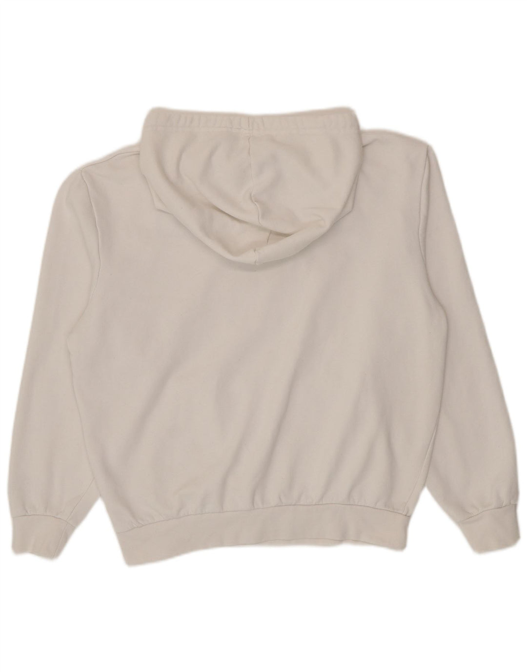 Kappa Herren-Kapuzenpullover mit Grafik, groß, aus weißer Baumwolle