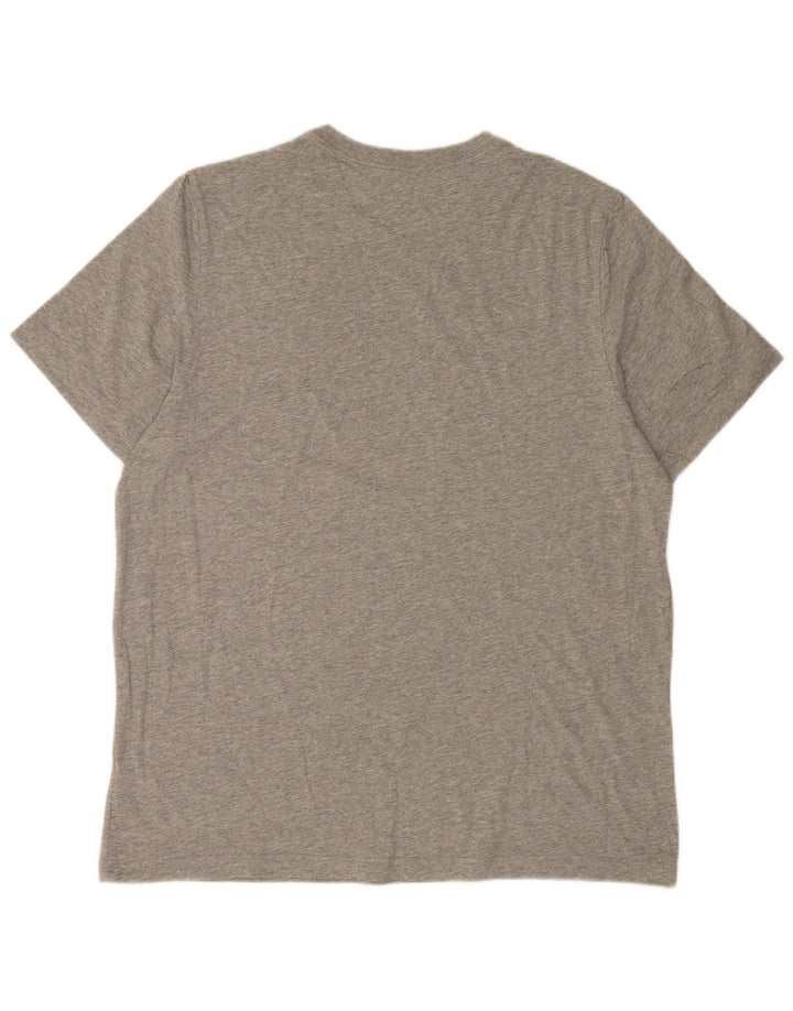 Nike Herren T-Shirt Top XL Grau gefleckte Baumwolle