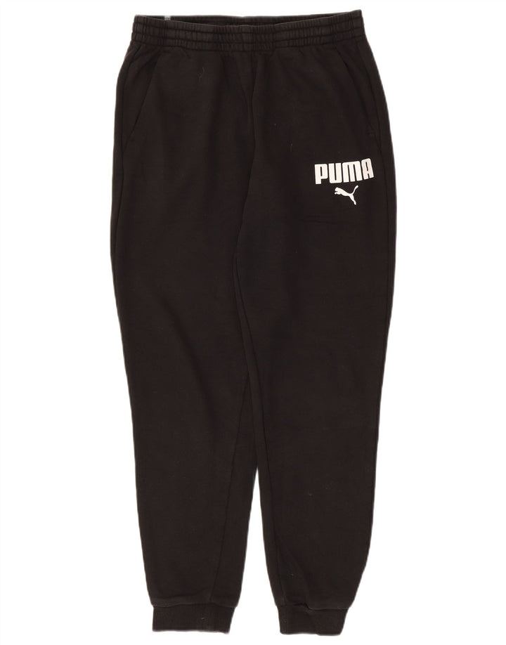 PUMA Herren Graphic Trainingshose Jogger Medium Schwarz