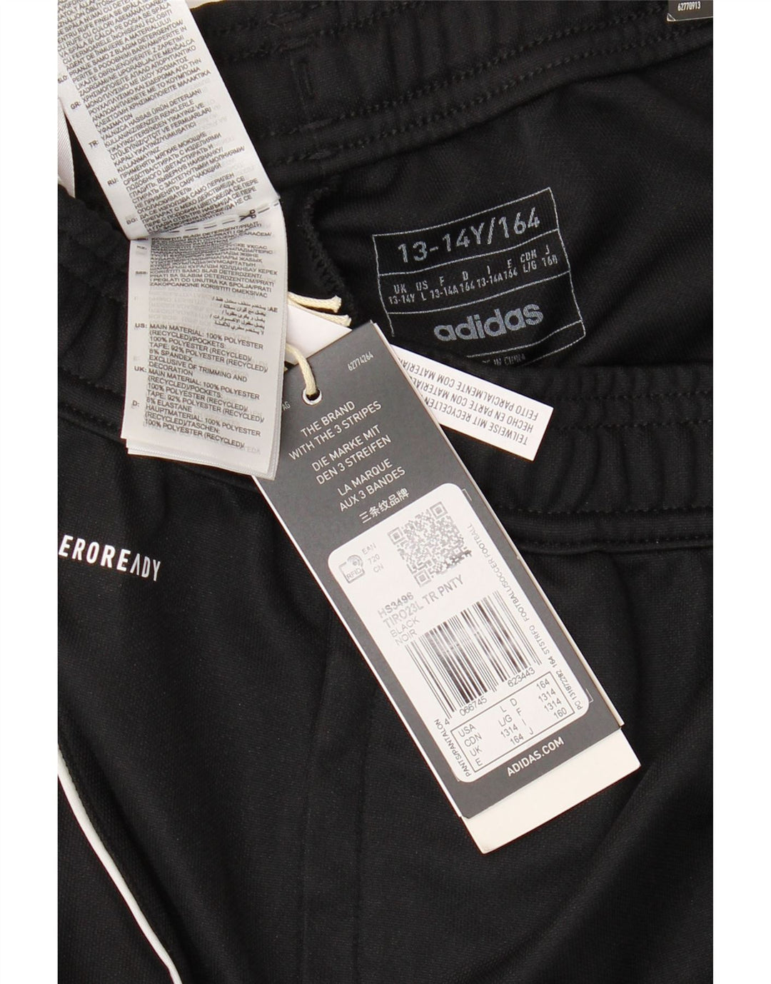 ADIDAS Jungen Crusaders F.C. Trainingshose mit Grafik, 13–14 Jahre, Schwarz