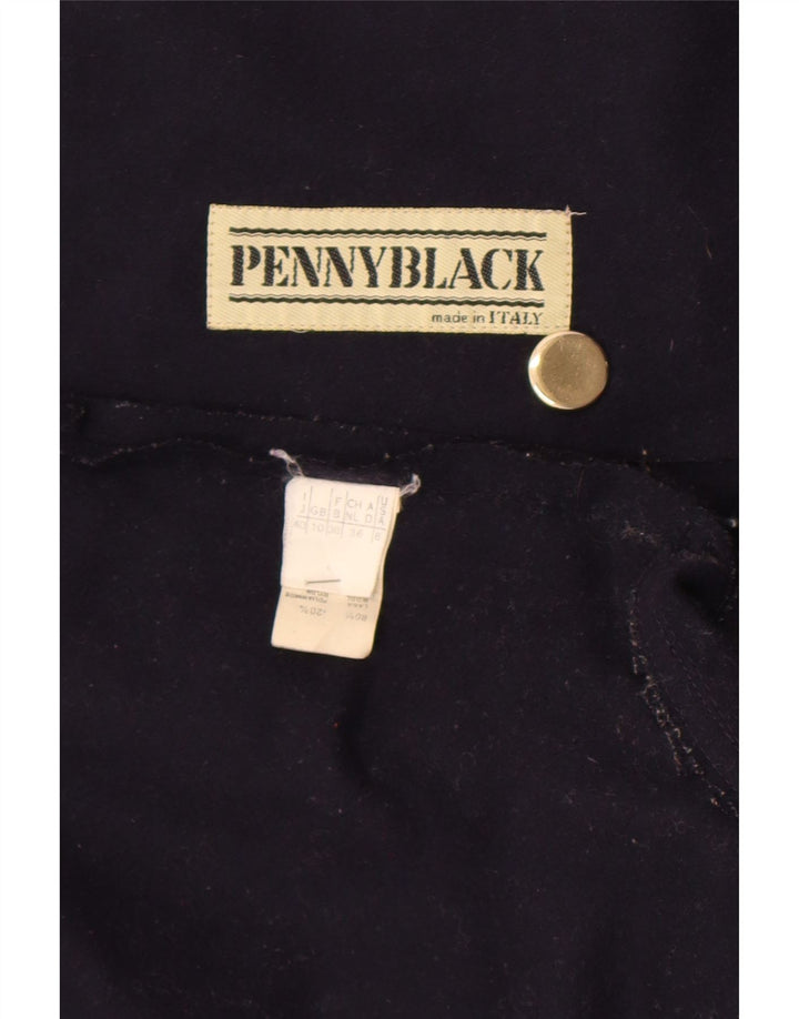 Penny Black Damen-Blazer, übergroß, Gr. 10, Marineblau