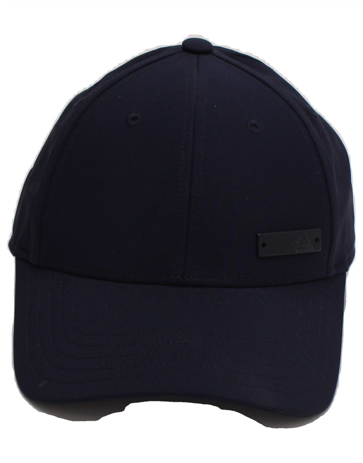 ADIDAS Mens Baseball Cap One Size Navy Blue Polyester Sports Vintage Adidas and Second-Hand Adidas from Messina Hembry 