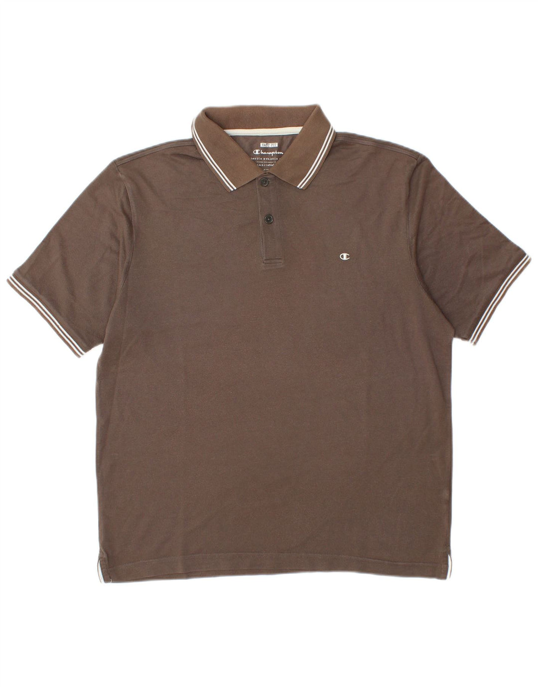 Champion Herren Easy Fit Poloshirt, Größe L, Braun