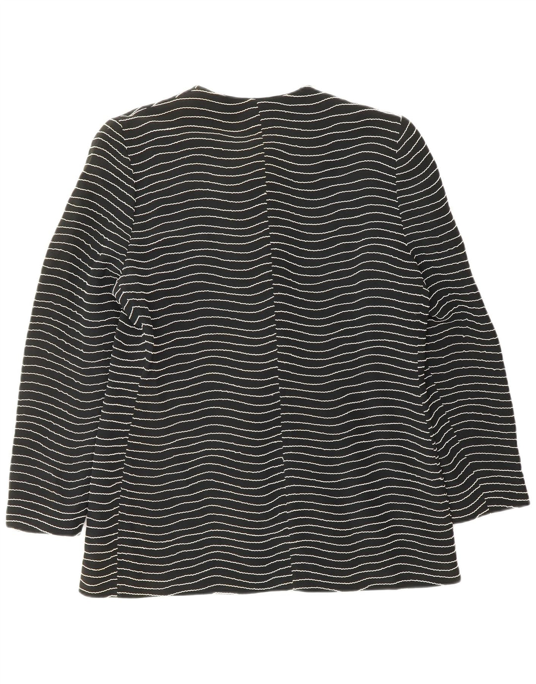 Gai Mattiolo Damen 6-Knopf-Blazerjacke IT 50 XL Schwarz gestreift