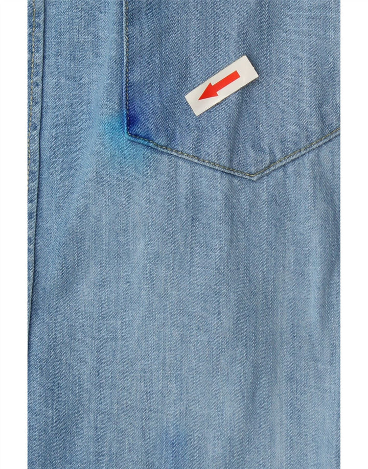 Levi's Herren-Jeanshemd mit Standard-Passform, groß, aus blauer Baumwolle