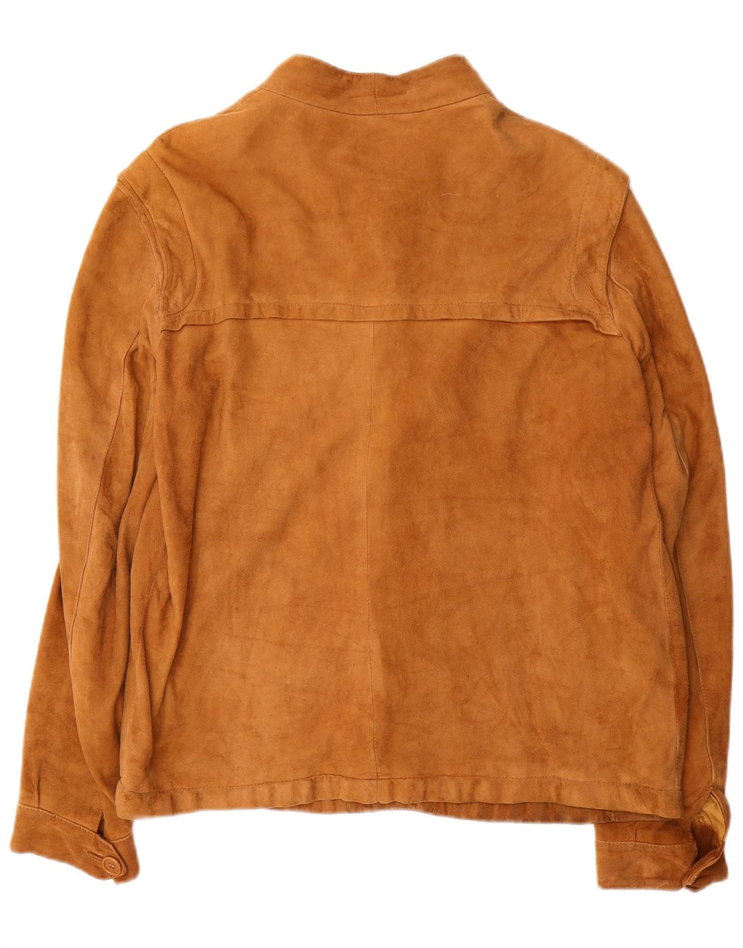 VINTAGE Herren Wildlederjacke IT 50 Großes braunes Leder