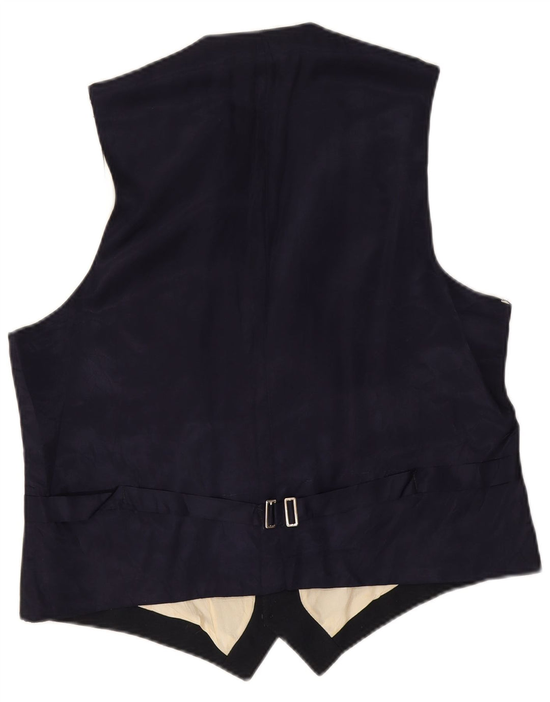 Vintage Herren Weste IT 52 Groß Marineblau