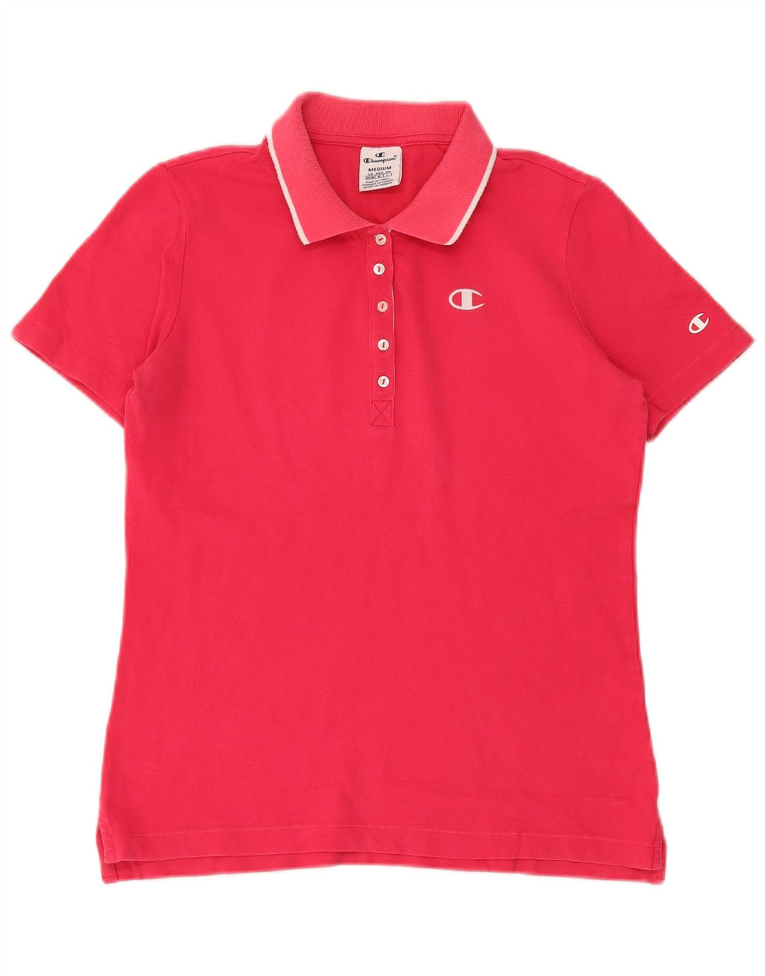 Champion Damen Poloshirt UK 12 Mittelrosa