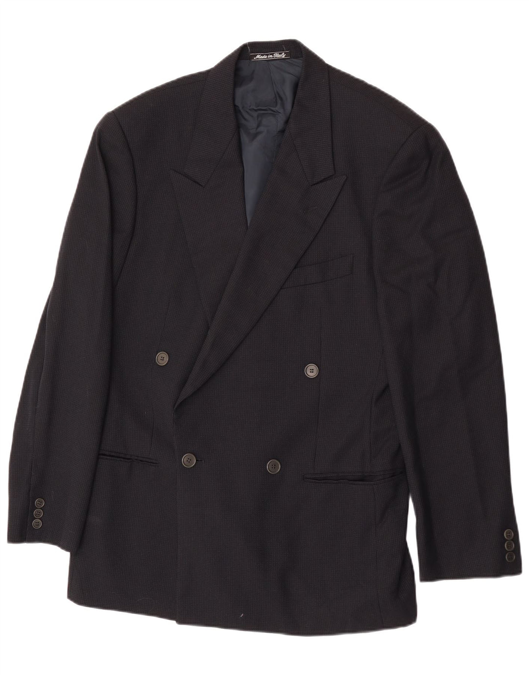 Giorgio Armani Herren Blazer Jacke IT 46 Small Navy Blue Classic