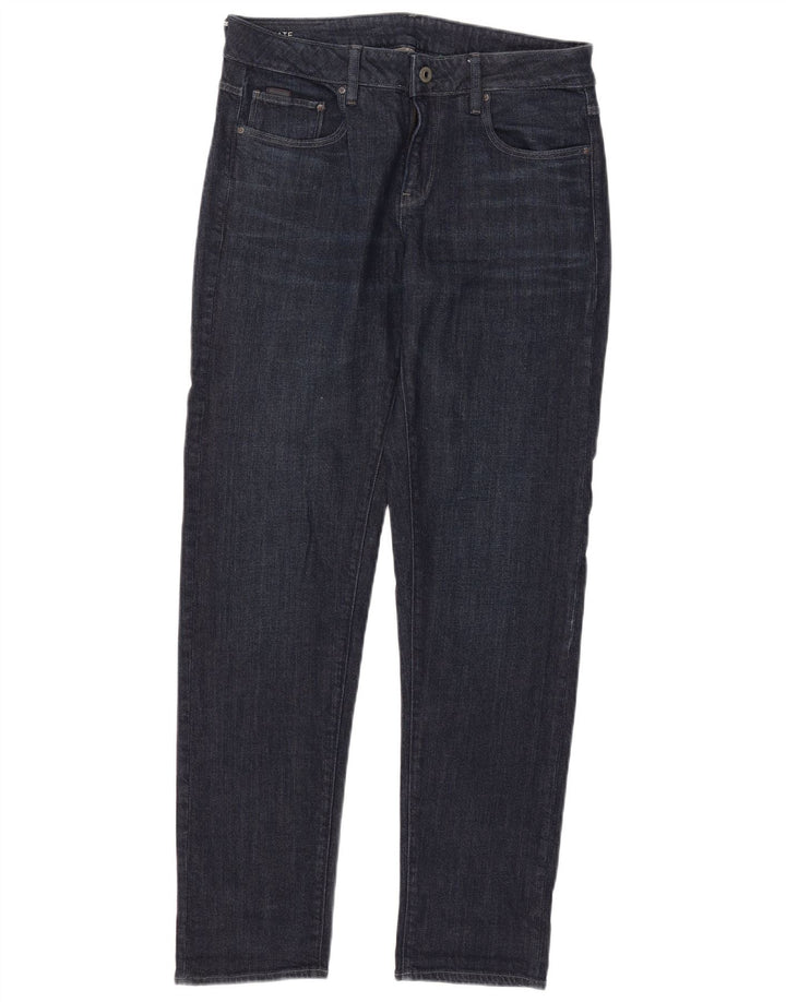 G-Star Damen Slim Jeans W28 L31 Marineblaue Baumwolle