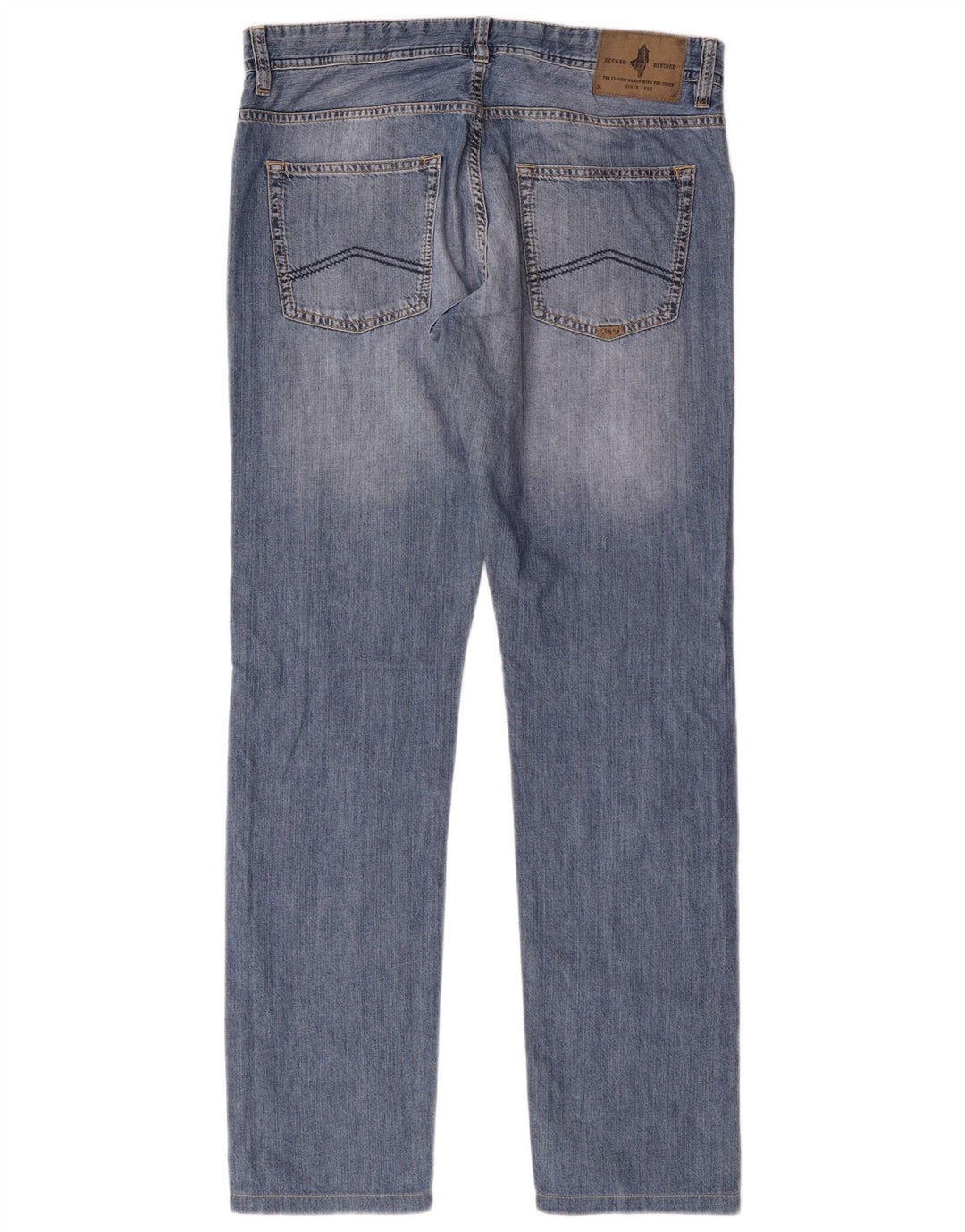 Marlboro Classics Herren Regular Fit Tapered Jeans W32 L34 Blaue Baumwolle