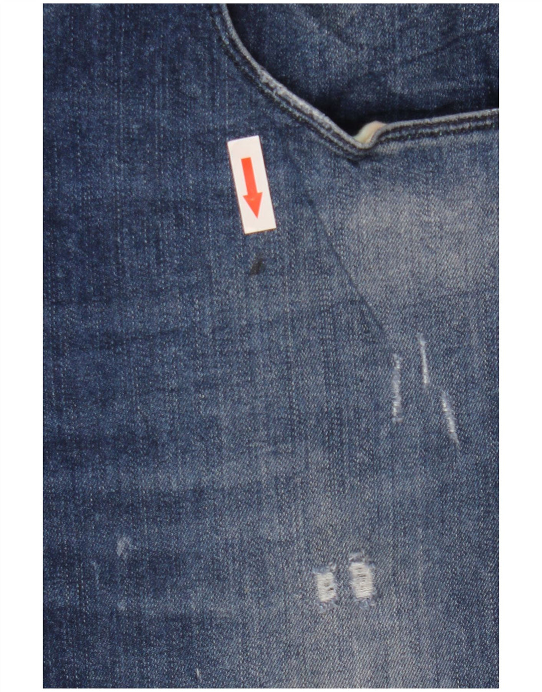 Guess Herren Distressed Slim Jeans W32 L33 Blaue Viskose