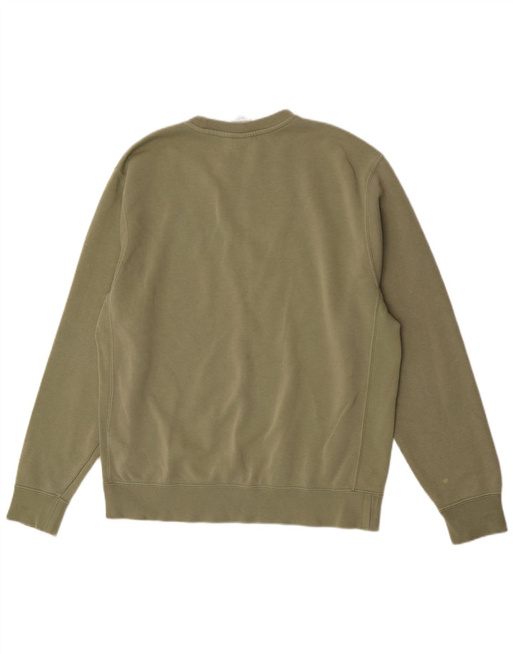 Nike Herren-Sweatshirt-Pullover, mittelgrün, Baumwolle, Sport