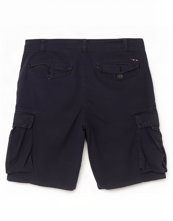 Napapijri Herren Cargoshorts Medium W32 Marineblau Baumwolle