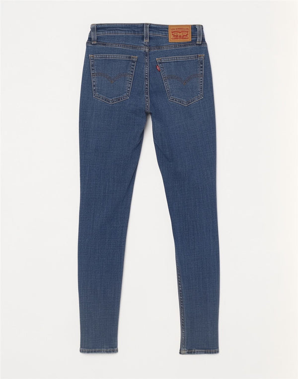 Levi's Damen 721 High Rise Skinny Jeans W27 L27 Blau
