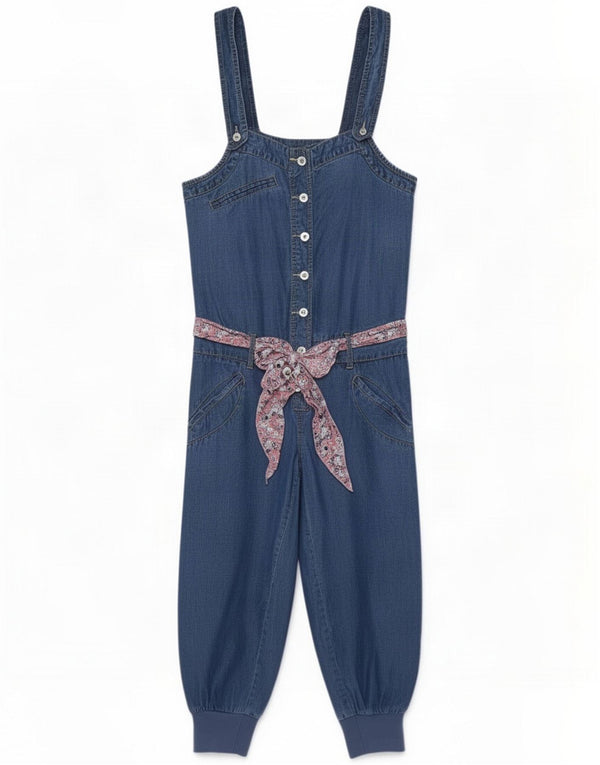 Ärmelloser Overall für Damen von River Island, US 6, Mittelblau aus Lyocell