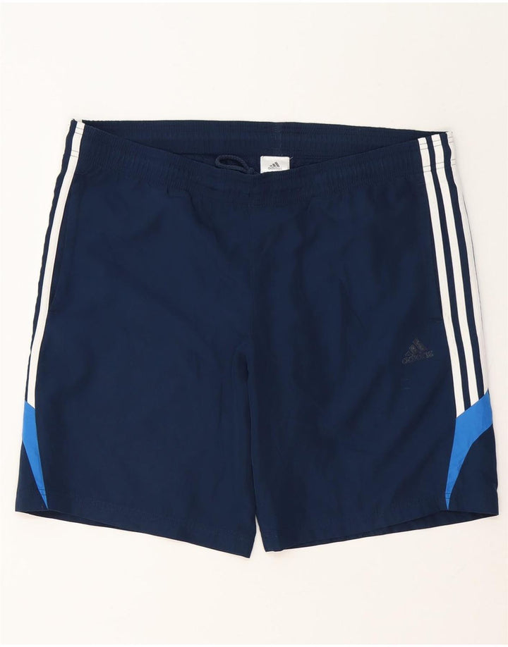 Adidas Herren Sportshorts Medium Marineblau Colourblock Polyester