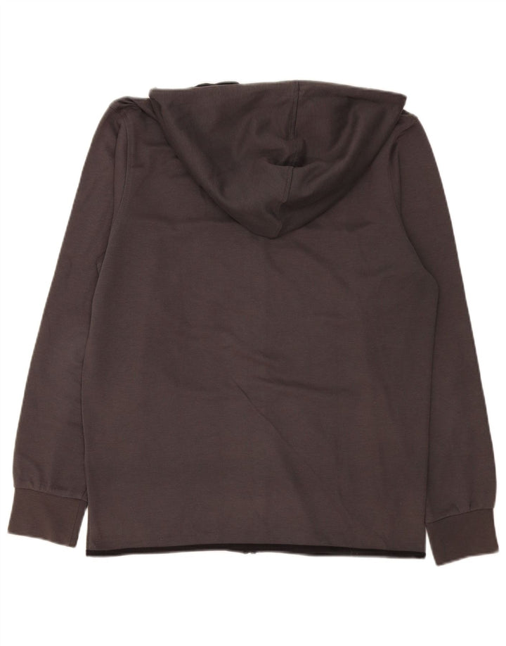 Jack & Jones Herren-Kapuzenpullover mit Reißverschluss, mittelgraues Polyester