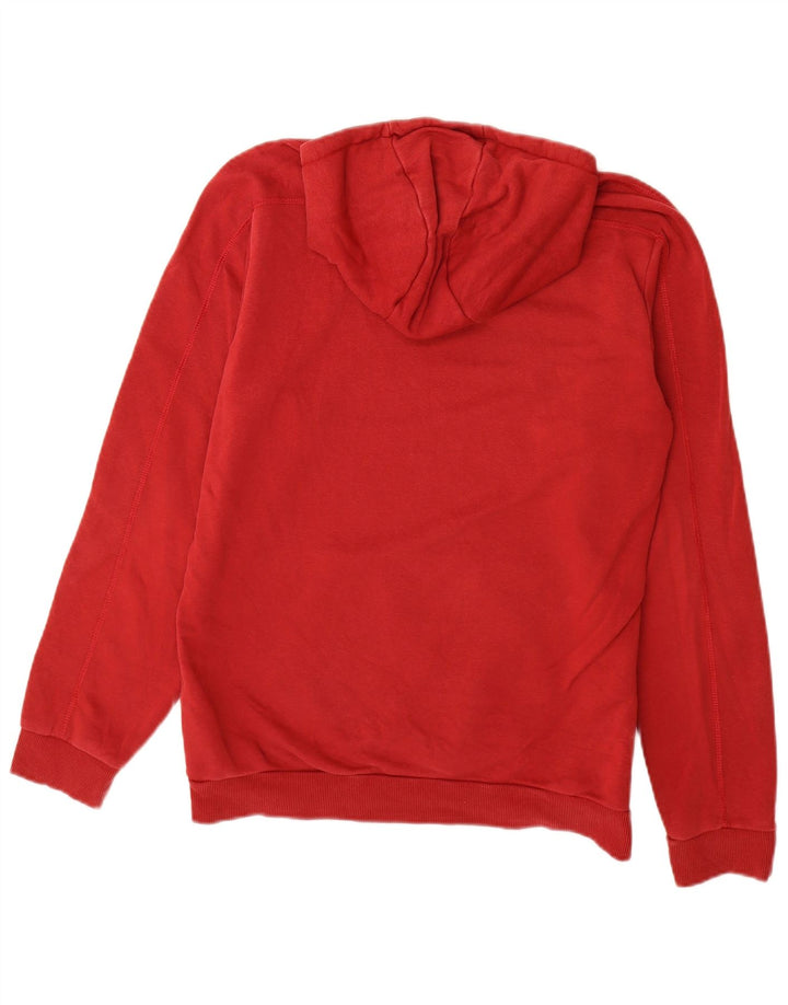 Adidas Herren Graphic Hoodie Pullover Mittelrote Baumwolle