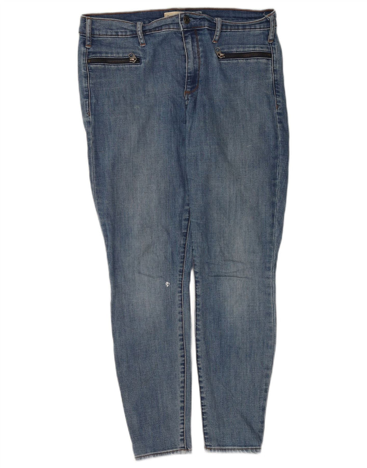 Gap Damen Skinny Jeans W30 L27 Blaue Baumwolle