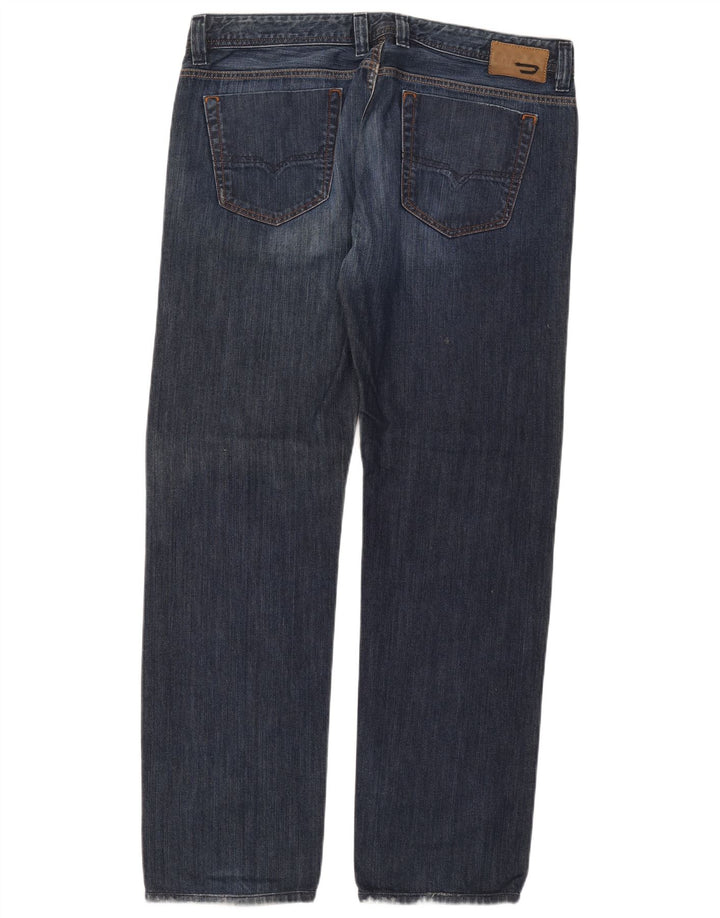 Diesel Herren Viker Straight Jeans W38 L34 Blaue Baumwolle
