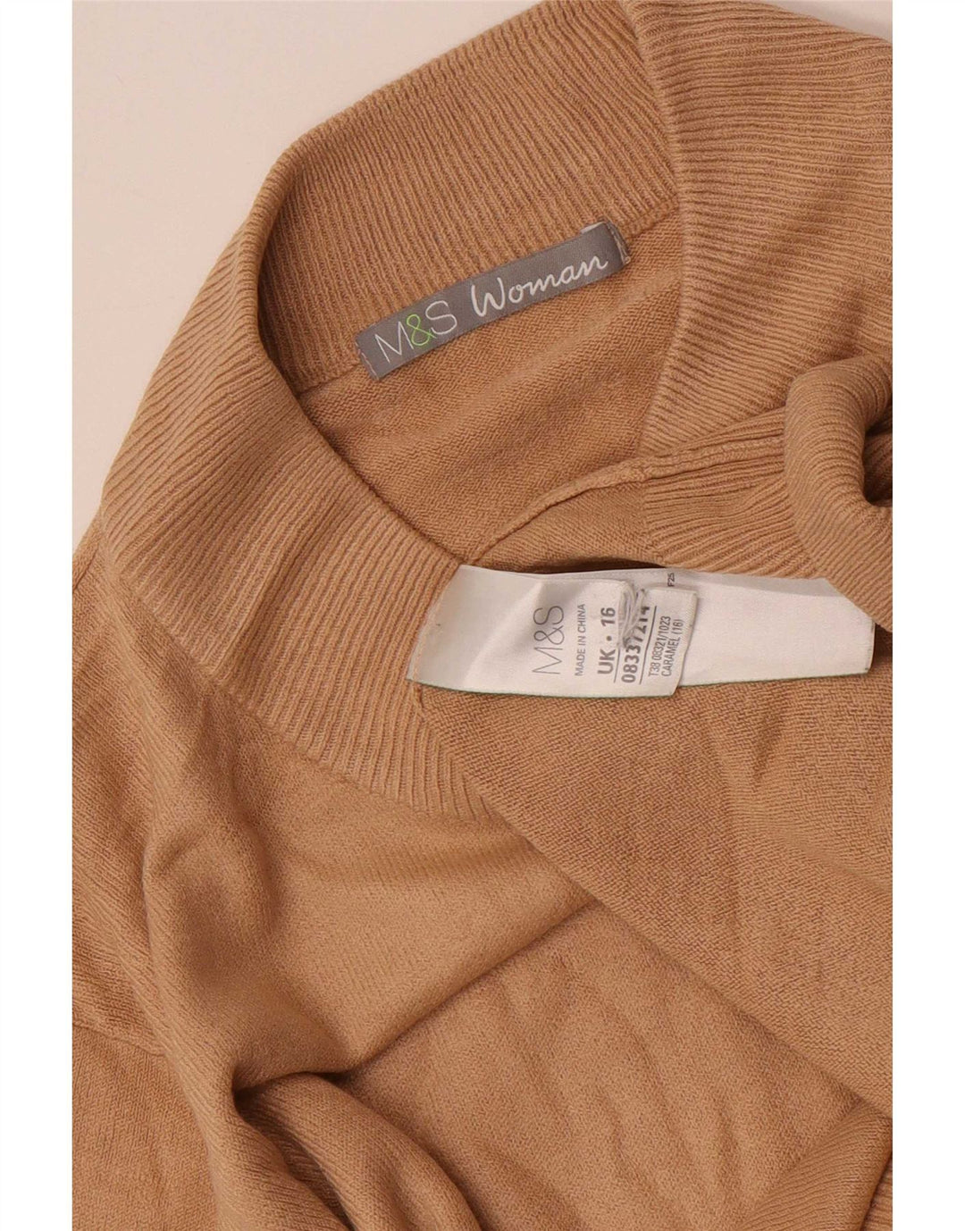Marks & Spencer Rollkragenpullover für Damen, Gr. 40, Braun