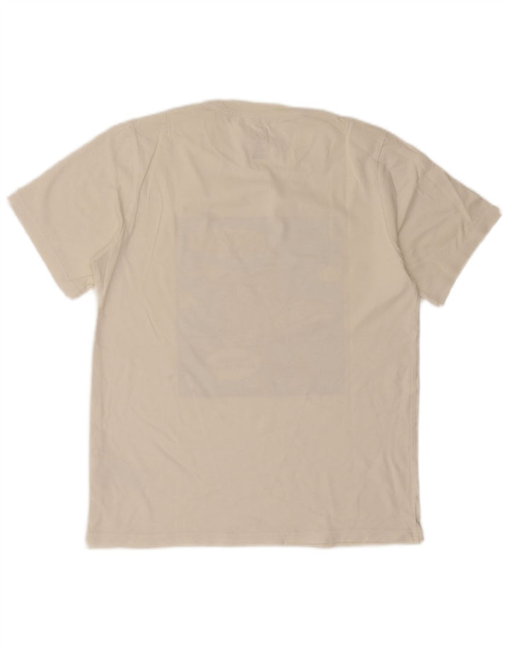 Converse Herren-T-Shirt mit Grafik, Größe S, weiße Baumwolle