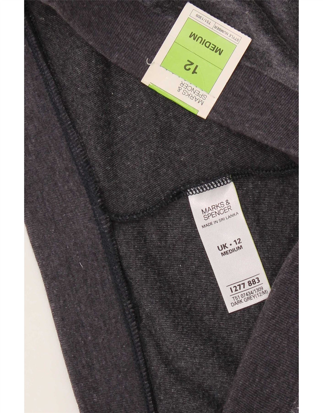 Marks & Spencer Damen-Trainingshose, Gr. 12, M, W30, L30, Grau