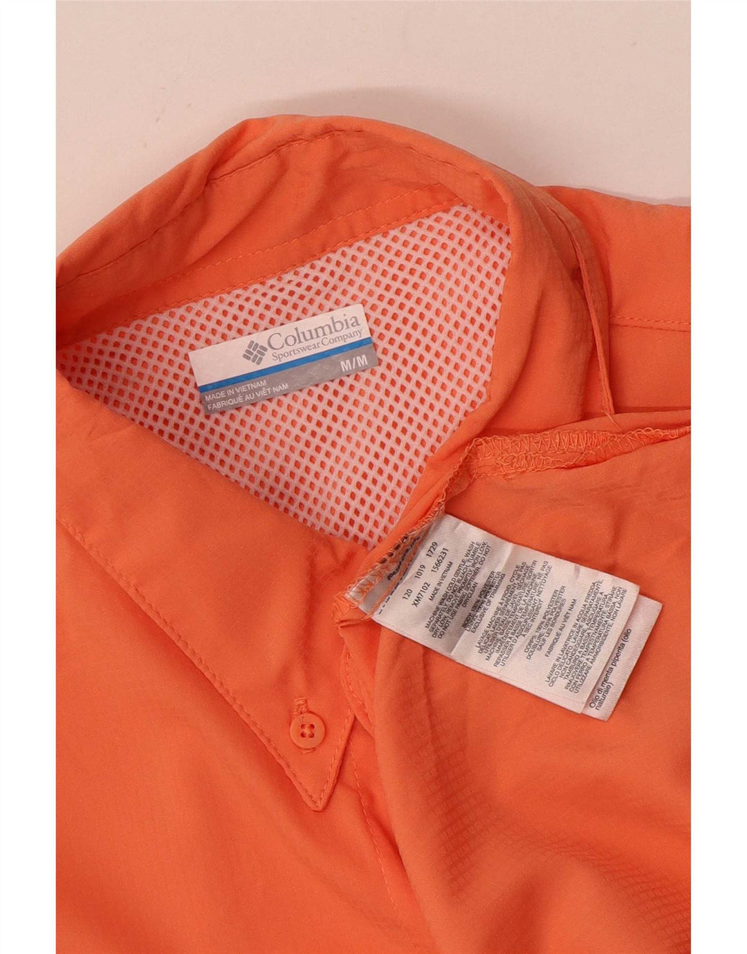 Columbia Herrenhemd Mittelorange Polyester