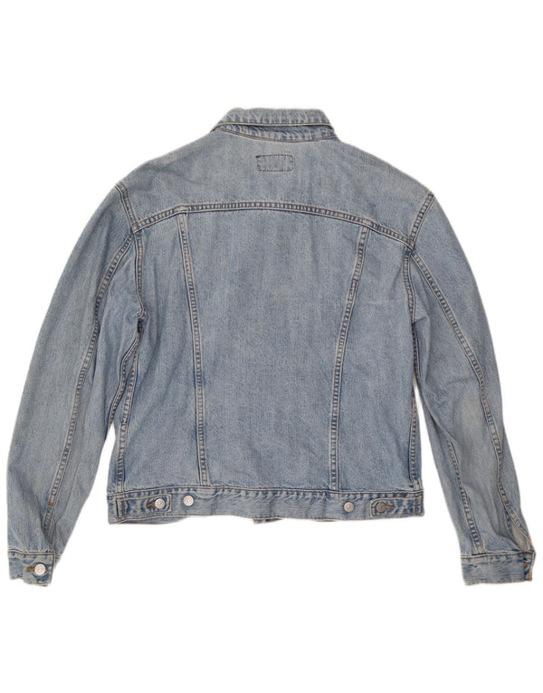 Carrera Herren Jeansjacke UK 40 Große blaue Baumwolle