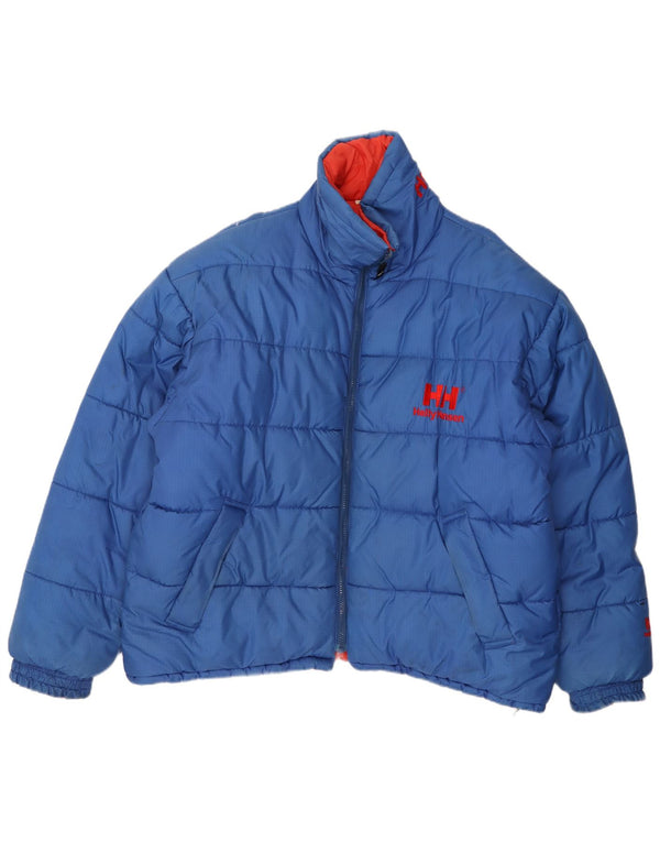 Helly Hansen Herren Wattierte Jacke UK 42 XL Blaues Nylon