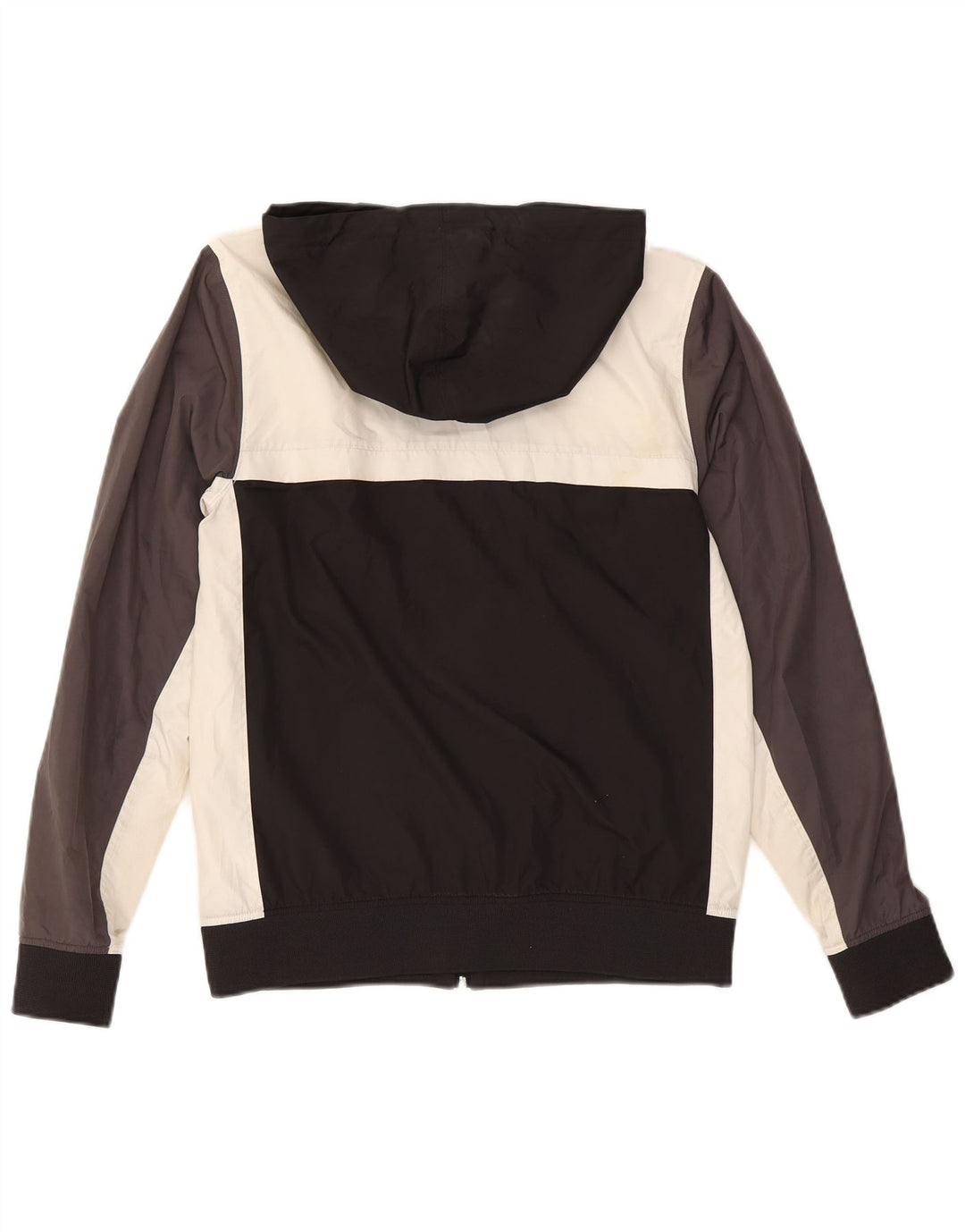 Vans Herren-Trainingsanzug mit Kapuze, Jacke, Größe S, Schwarz, Farbblock-Polyester