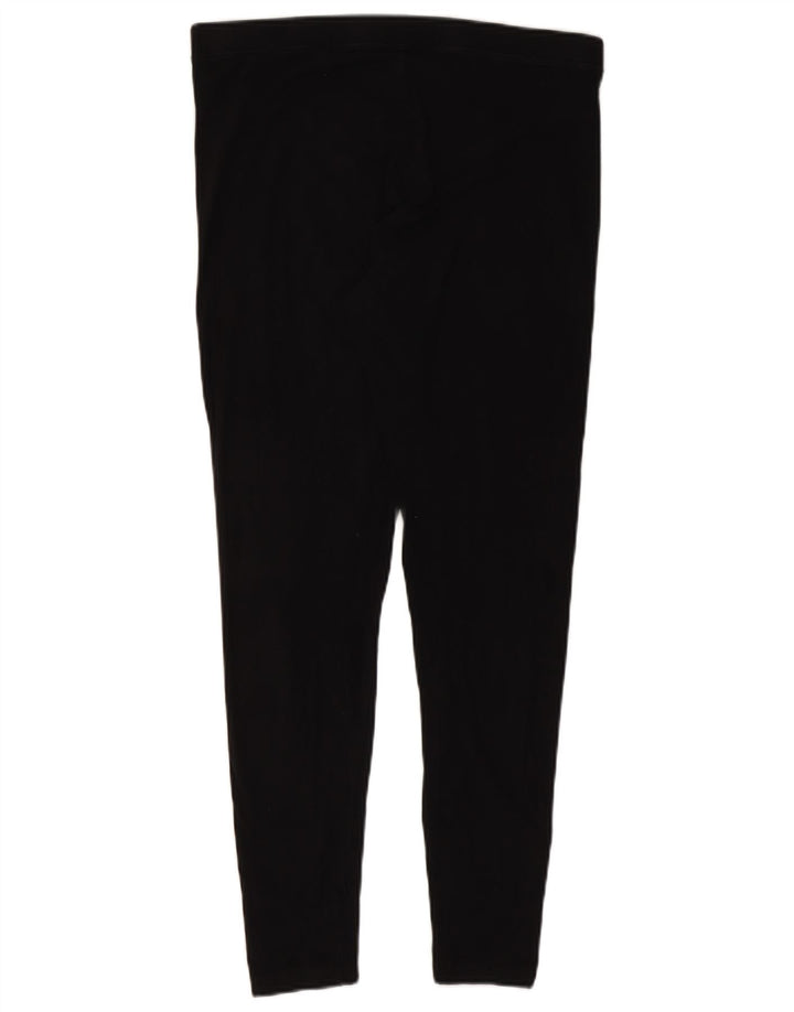 Marks & Spencer Damen Leggings UK 16 Große schwarze Baumwolle