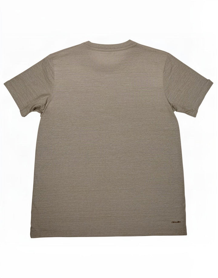Adidas Herren Climalite T-Shirt Top Mittelgraues Polyester