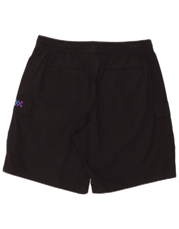 Vans Herren Cargoshorts Medium W30 Schwarze geometrische Baumwolle