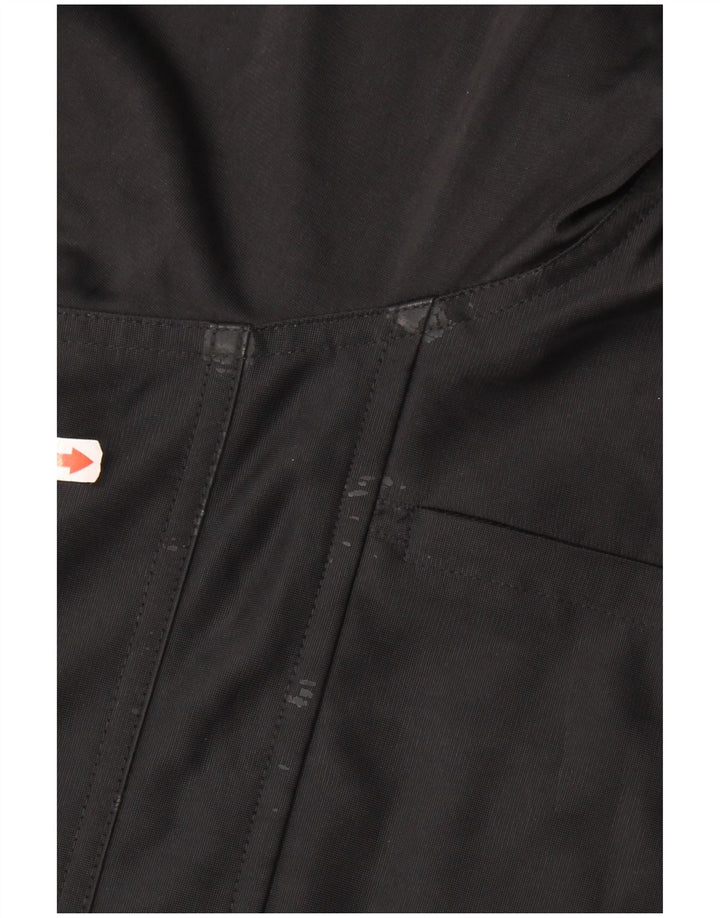 ADIDAS Damen-Trainingsanzug, übergroß, mit Kapuze, Top-Jacke, UK 14, Größe L, Schwarz