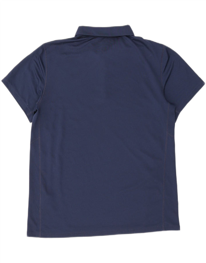 NIKE Mens Dri Fit Polo Shirt Large Navy Blue Polyester Vintage Nike and Second-Hand Nike from Messina Hembry 