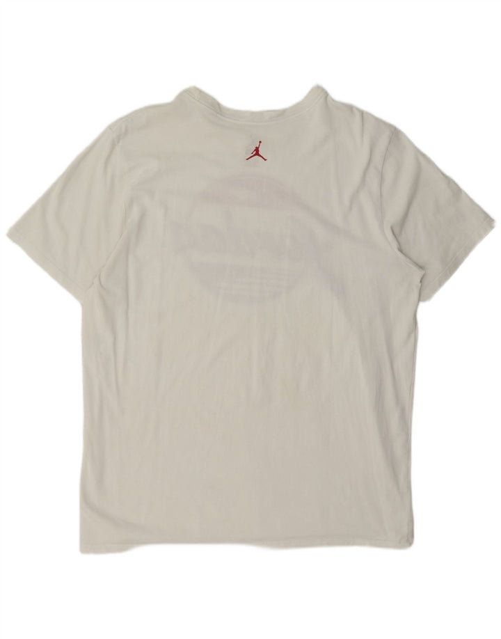Jordan Herren Grafik T-Shirt Top XL Weiß