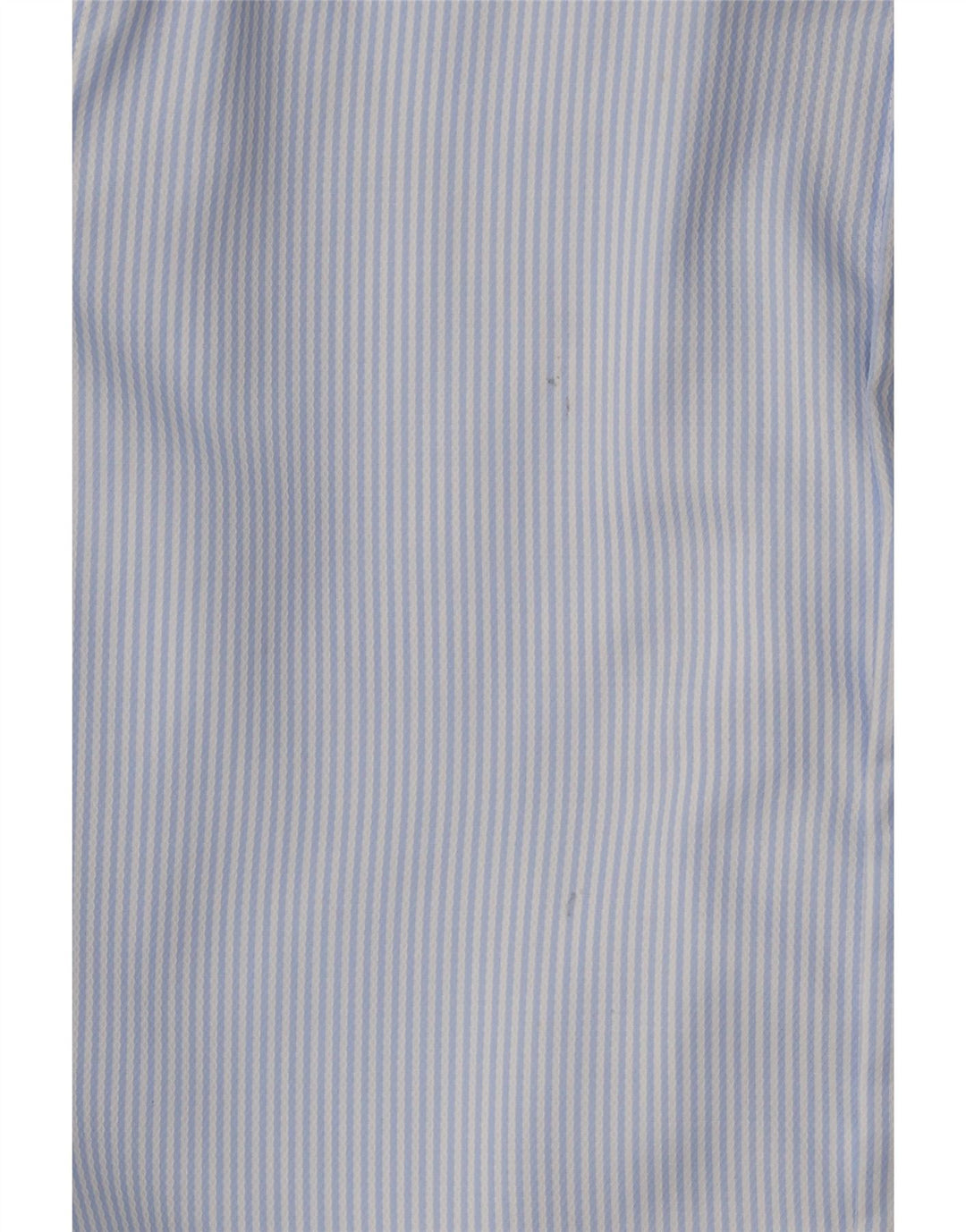 Boggi Herren-Hemd mit normaler Passform, Größe 39, 15 1/2, mittelblau, gestreift, Baumwolle