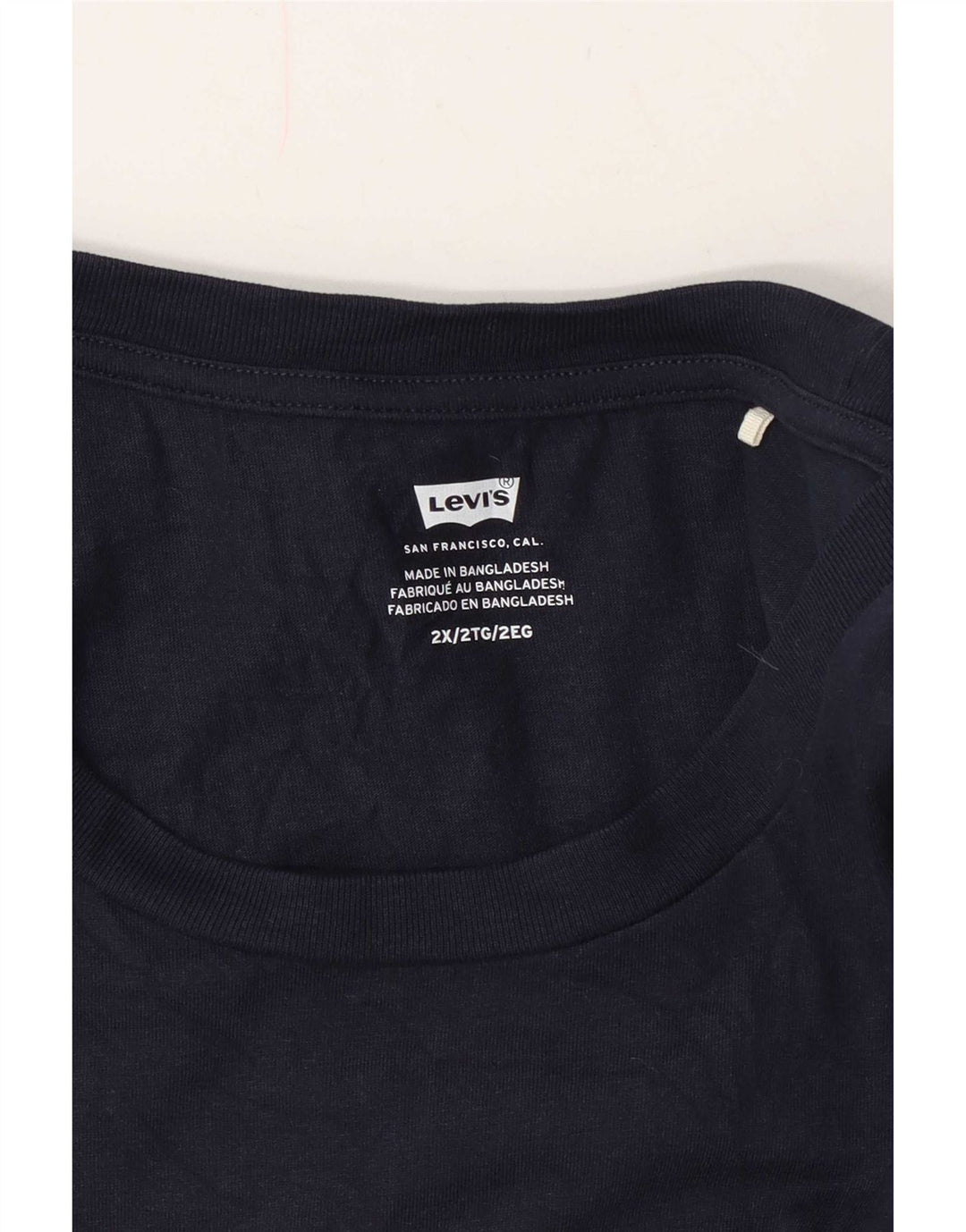 Levi's Herren T-Shirt mit Grafik, 2XL, Marineblau