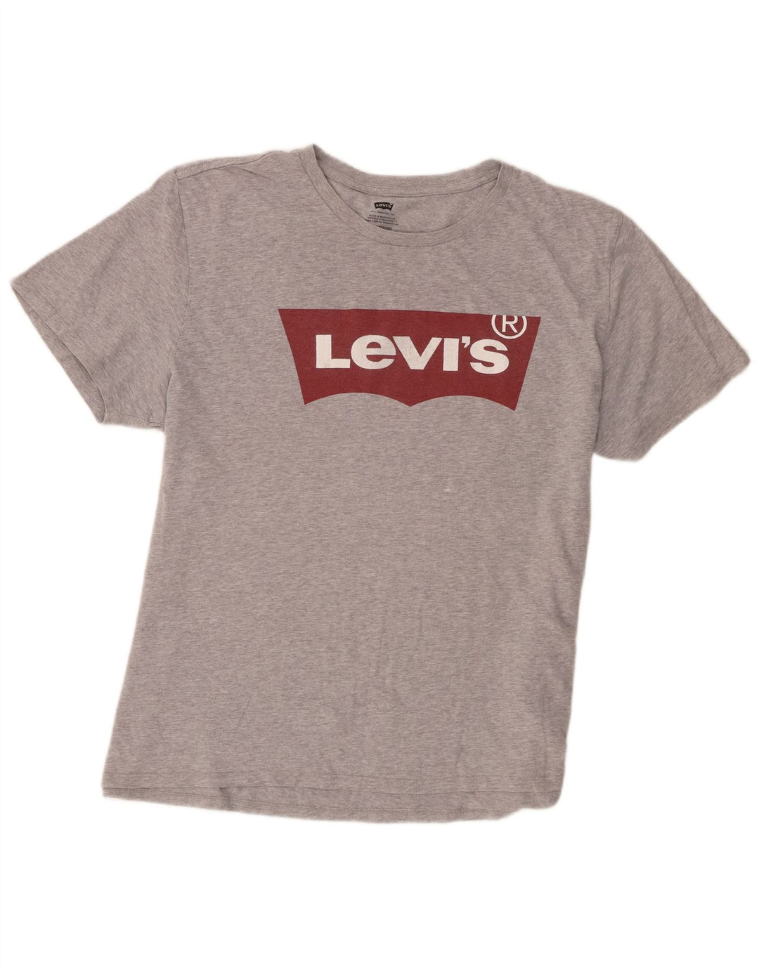 Levi's Herren-T-Shirt mit Grafik, 2XL, graue Baumwolle