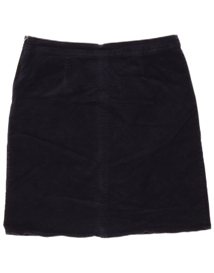 WHITE STUFF Damen Cordrock UK 12 Medium W34 Marineblaue Baumwolle