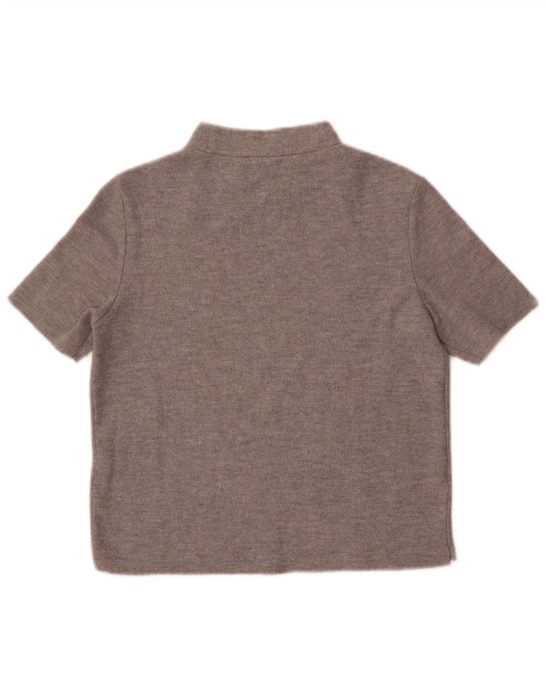 Zara Damen Trafaluc Crop T-Shirt Top UK 10 Small Grau Polyester