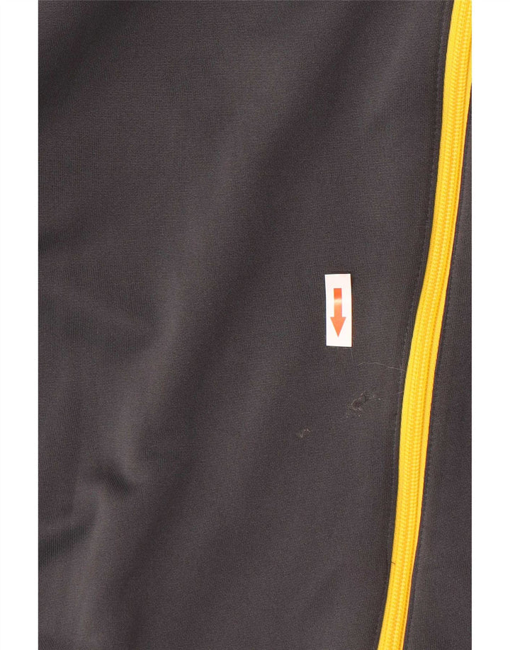 Adidas Herren Climalite-Trainingsanzug-Top-Jacke, großes graues Farbblock-Polyester