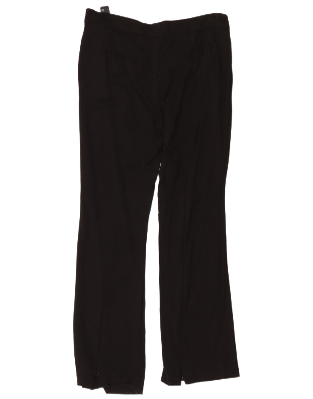 Massimo Dutti Damen Bootcut-Hose W34 L32 Schwarze Viskose