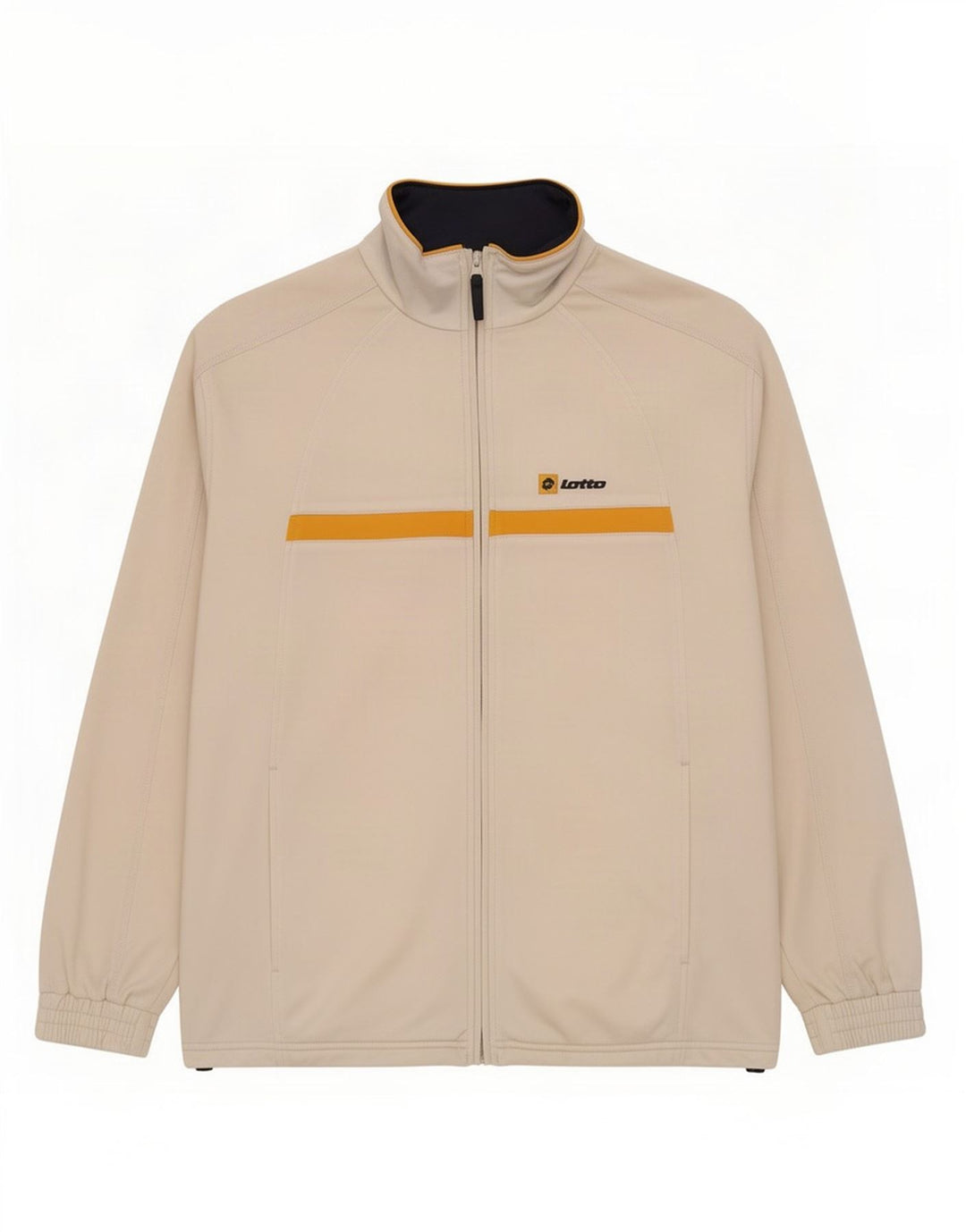 Lotto Herren-Trainingsanzug-Oberjacke IT 46/50 Mittelweißes Colourblock-Polyester