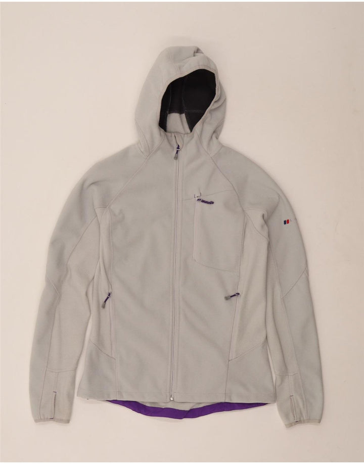 Berghaus Damen Kapuzen-Fleecejacke UK 14 Large Off White Polyester